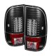 Ford F150 1997-2003 Black LED Tail Lights