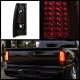 GMC Sierra 2003-2006 Red and Smoked LED Tail Lights