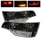 Audi Q7 2007-2009 Black LED Tail Lights