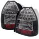 Honda Civic Hatchback 1996-2000 Black LED Tail Lights