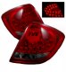 Pontiac G6 Sedan 2005-2009 Red and Smoked LED Tail Lights