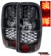 GMC Yukon Denali 2001-2006 Black LED Tail Lights