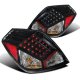 Nissan Altima Sedan 2007-2009 Black LED Tail Lights