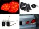 Lexus GS430 2002-2005 Red and Clear LED Tail Lights with Trunk Lights