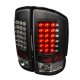 Dodge Ram 2500 2003-2005 Black LED Tail Lights