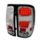 GMC Sierra 2500HD 2007-2013 Clear LED Tail Lights