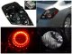 Nissan Altima Sedan 2007-2009 LED Tail Lights Black