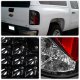 Chevy Silverado 3500HD 2007-2013 LED Tail Lights Black