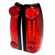 Chevy 1500 Pickup 1988-1998 Red LED Tail Lights