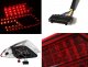 Mercedes Benz C Class 2008-2010 Red and Clear LED Tail Lights
