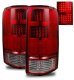 Dodge Nitro 2007-2012 Red and Clear LED Tail Lights