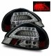 Pontiac Grand AM 1999-2005 LED Tail Lights Black