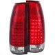 Cadillac Escalade 1999-2000 LED Tail Lights Red and Clear