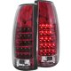 Chevy Suburban 1992-1999 Red LED Tail Lights