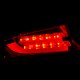 Honda Civic Coupe 2012-2013 LED Tail Lights Red and Smoked