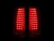 GMC Yukon Denali 2007-2013 Red and Clear LED Tail Lights