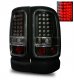 Dodge Ram 3500 1994-2002 LED Tail Lights Black