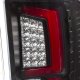 Chevy Silverado 2007-2013 Custom LED Tail Lights Black Red