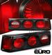 Ford Mustang 1987-1993  Black Altezza Tail Lights
