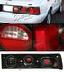 Ford Mustang 1987-1993  Black Altezza Tail Lights