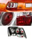 Ford Mustang 1999-2004 Chrome Altezza Tail Lights