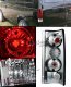 Chevy Astro 1985-2005 Red and Clear Altezza Tail Lights