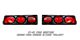Ford Mustang 1987-1993 Carbon Fiber Altezza Tail Lights
