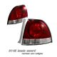 Honda Accord 1994-1995 Red and Clear Altezza Tail Lights