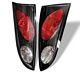 Ford Focus 5DR Hatchback 2000-2004 Black Altezza Tail Lights