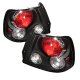 Hyundai Accent Hatchback 2000-2002 Black Altezza Tail Lights