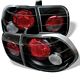 Honda Civic Sedan 1996-1998 JDM Black Altezza Tail Lights