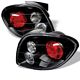 Hyundai Tiburon 2000-2002 Black Altezza Tail Lights