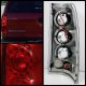 GMC Sierra 1999-2002 Red Ring LED Tail Lights