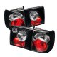 VW Passat 1993-1996 Black Altezza Tail Lights