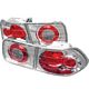 Honda Civic Coupe 1996-2000 Clear Altezza Tail Lights