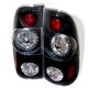 Ford F350 Super Duty 1999-2004 Black LED Tail Lights