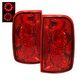 GMC Jimmy 1995-2005 Red LED Ring Tail Lights