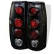 Chevy 1500 Pickup 1988-1998 Black Altezza Tail Lights