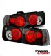 Honda Accord Sedan 1992-1993 Black Custom Tail Lights