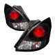 Toyota Yaris Hatchback 2007-2008 Black Altezza Tail Lights