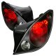 Pontiac G6 Coupe 2005-2009 Black Altezza Tail Lights