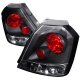 Chevy Aveo Hatchback 2004-2008 Black Altezza Tail Lights