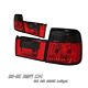 BMW E34 5 Series 1989-1994 Red and Smoked Euro Tail Lights