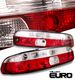 Lexus SC400 1992-1994 Red and Clear Euro Tail Lights
