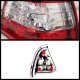 Mercedes Benz C Class 1994-2001 Red and Clear Euro Tail Lights