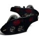 Honda Civic Sedan 2006-2010 Black Smoked Euro Tail Lights