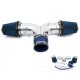 Dodge Durango 2000-2002 Polished Short Ram Intake with Blue Air Filter