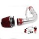 Ford F250 1997-1999 Polished Short Ram Intake with Red Air Filter