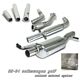 VW Golf 1999-2004 Cat Back Exhaust System