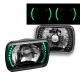 GMC Truck 1982-1987 Green LED Black Sealed Beam Headlight Conversion